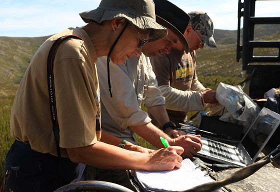 Recording data (c) Craig Turner